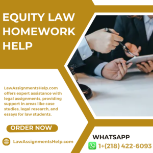 Equity Law Homework Help