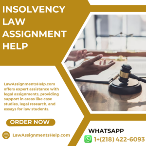 Insolvency Law Assignment Help