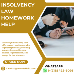 Insolvency Law Homework Help