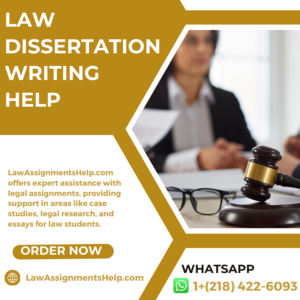 Law Dissertation Writing Help