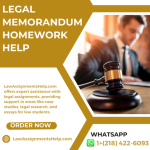 Legal Memorandum Homework Help