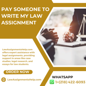 Pay Someone To Write My Law Assignment