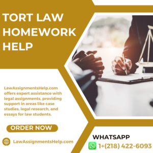 Tort Law Homework Help